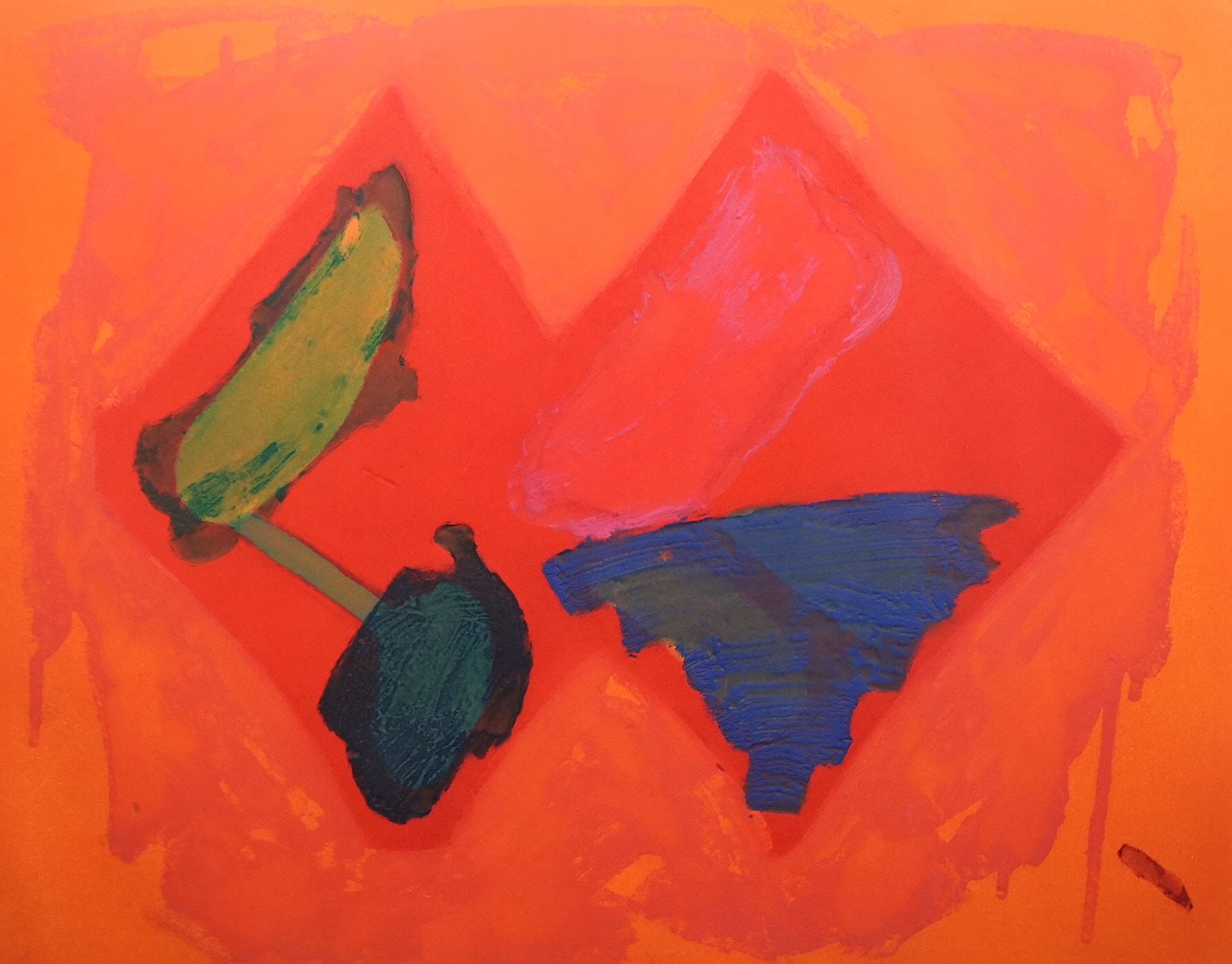 John Hoyland RA (British, 1934-2011), Fly Away, etching with aquatint and carborundum printed in colours, 1981, 56.5 x 71cm